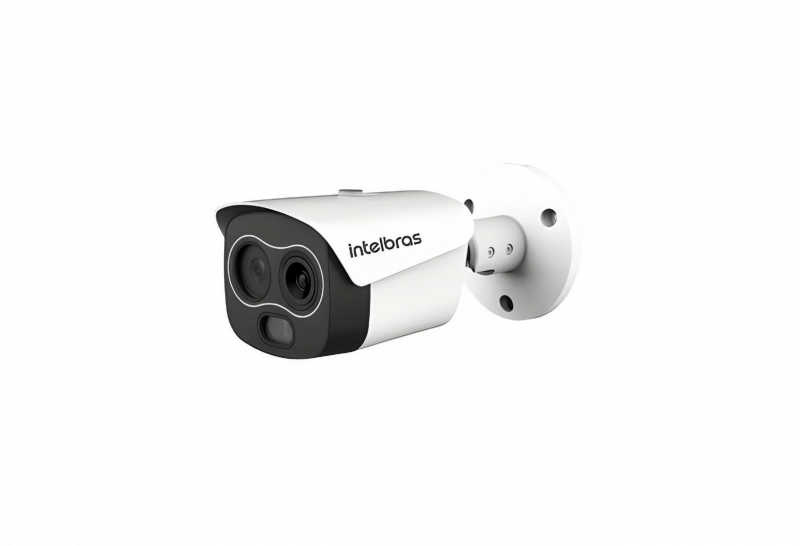Com lente térmica de 3.5 mm, possibilita a captura da imagem térmica e a medição da temperatura dos objetos em cena. *Consulte o time comercial Intelbras