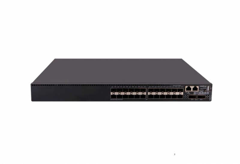 Switches gerenciáveis de alto desempenho para camada de agregação em infraestrutura de redes empresariais.