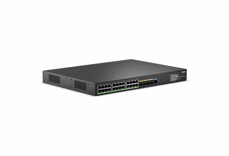 Switches gerenciáveis de alto desempenho para camada de acesso em infraestrutura de redes empresariais.