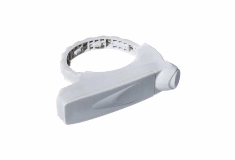 A TAG 2003 pode ser usada em conjunto com a antena magnética para prevenir o roubo de mercadorias de forma eficaz.
