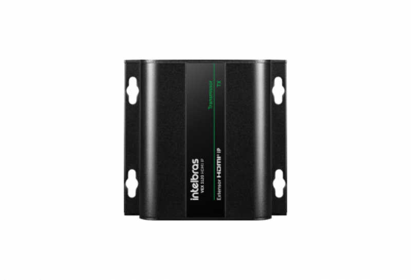 Solução que permite estender sinais de vídeo e áudio através de cabos UTP ou uma rede local de ethernet.
