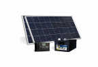GERADOR SOLAR OFF GRID S/BAT P/3 BULLET 6W/SWITCH/RADIO 