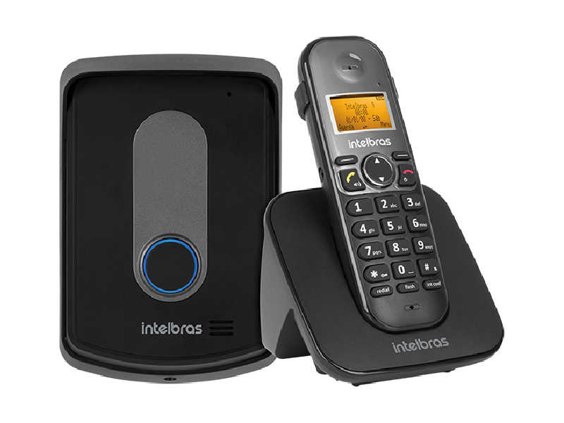 O TIS 5010 une a mobilidade de um telefone sem fio com a segurança de um ramal externo para atender suas visitas com mais praticidade.