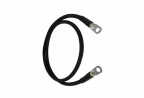 CABO ELETRICO PRETO OLHAL M8 10MM2 30CM 60A P/BATERIA  - Intelbras