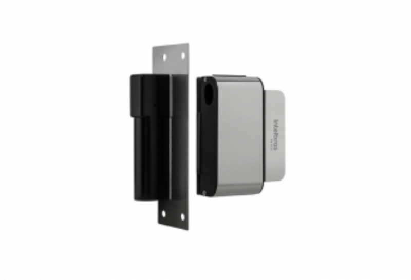 A FS 3010 A é uma fechadura solenoide com função fail safe e temporizador integrados a fechadura