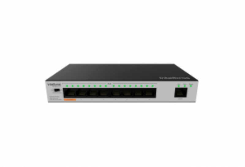 O SF 900 Hi-PoE é um Switch de 8 portas Fast Ethernet, ideal para aplicações CFTV e soluções IP.