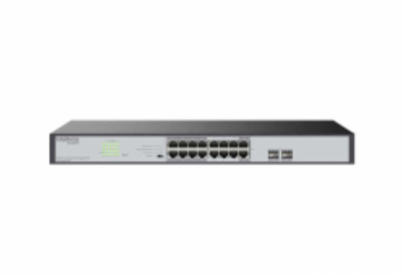 O S1018G-PA conta com 16 portas Gigabit PoE + 2 portas SFP. Ideal para soluções CFTV IP, possibilita mais velocidade e flexibilidade para a rede.