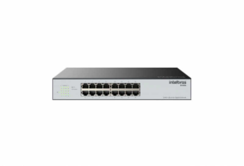 O S1016G é ideal para aplicações com alto volume de tráfego de rede e proporciona mais facilidade na instalação e maior velocidade na transmissão de dados.