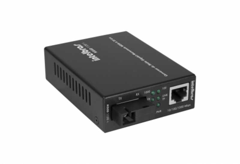 Os conversores de mídia com tecnologia WDM permitem ampliar a rede para distâncias de até 20 km.