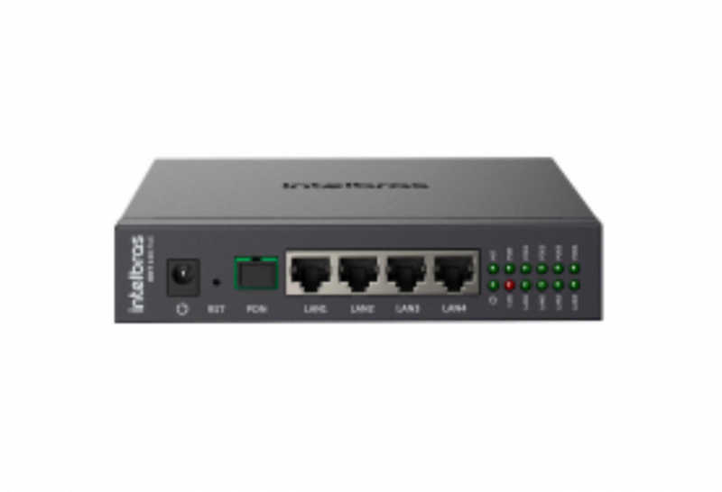 A ONT 140 PoE possui 4 portas Gigabit Ethernet com suporte à função PoE, ideal para aplicações de redes para CFTV e acesso corporativo.