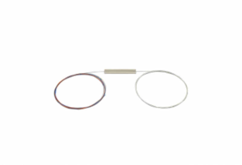 Os splitters ópticos sem conectores 1x2 são utilizados para realizar a divisão do sinal óptico em duas fibras ópticas em uma rede de distribuição PON.