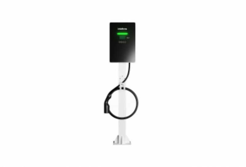 Solução complementar para sua estrutura de recarga. O pedestal para carregador Business 22 kW é prático e de fácil instalação.