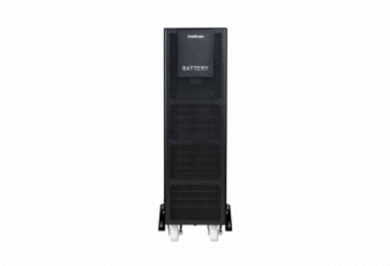 Com 64 baterias 12 V, 9 Ah, o módulo Intelbras é compatível apenas com o UPS DNB 20 kVA TF TW ou DNB 20 kVA TF TW SB.