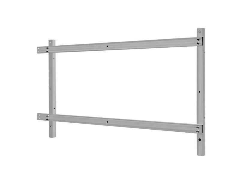 Suporte de parede para monitor de 49 polegadas para frames de video wall. Robusto e produzido em aco tipo SECC de alta resistencia.