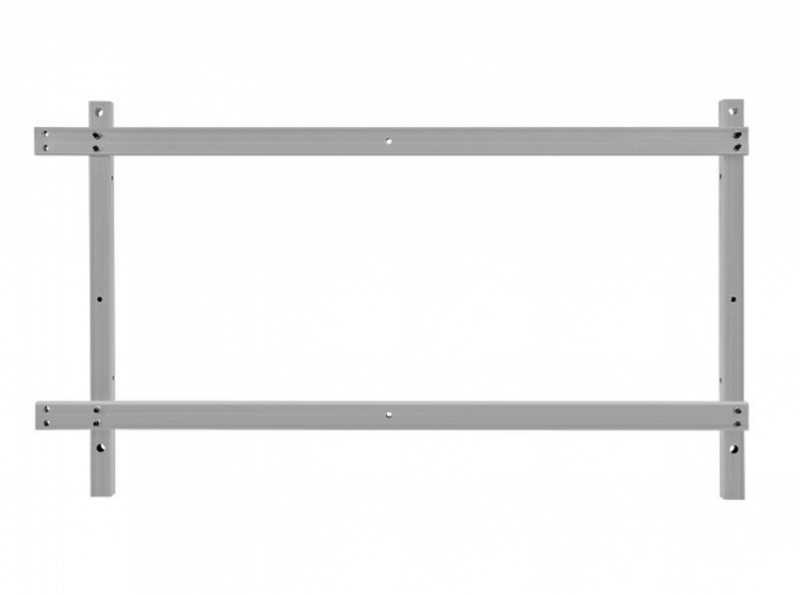 Suporte de parede para monitor de 55 polegadas para frames de video wall. Robusto e produzido em aco tipo SECC de alta resistencia.