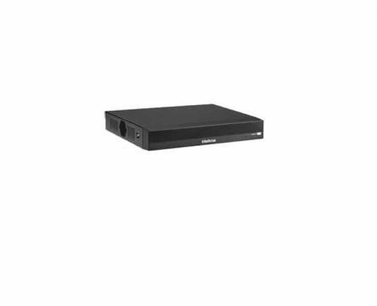 Gravador Digital Intelbras INVU 7016 FT com 16 canais IP, suporte a câmeras com IA, acesso remoto e até 20 TB de armazenamento. Monitoramento seguro e inteligente.
