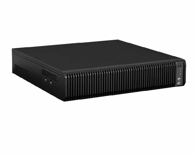 Possui 128 canais IP com foco em realizar Inteligência Artificial com câmeras comuns; é a evolução do seu sistema de CFTV