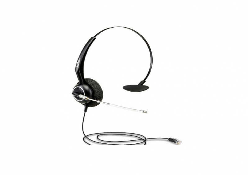 Headset monoauricular ajustável com protetor removível em espuma. Atende a NR 17. Compatível com os acessórios AP 3601 protetor auricular e AT 3551 tubo de voz removível. Apoio lateral de cabeça em borracha atóxica confortável e resistente