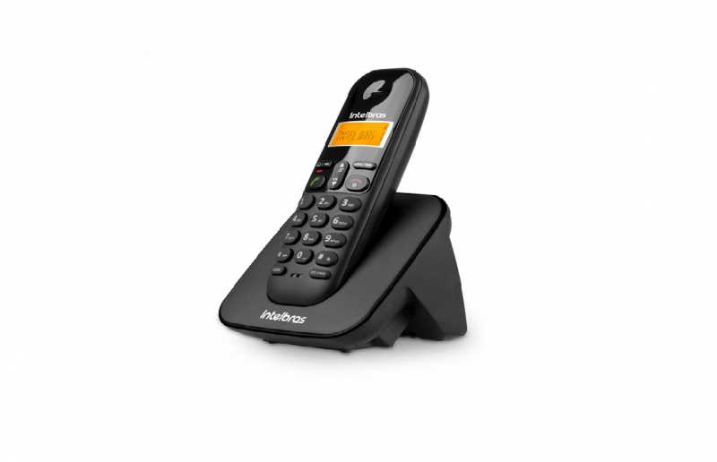 O telefone sem fio TS 3110 possui design ergonômico, display luminoso e bateria de alta duração.