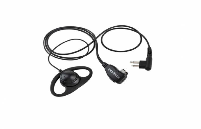 O fone de ouvido AF 6000 (Tipo D) confere mais praticidade e conforto no uso do seu rádio comunicador Intelbras.