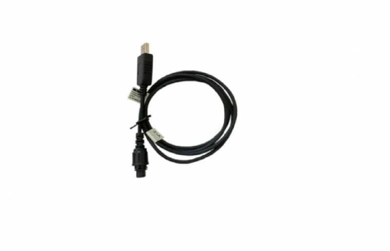 Cabo de programação PC 109 para rádios RM 8, conecta via USB ao computador para facilitar a configuração de rádios digitais profissionais. Essencial para otimizar a comunicação e personalizar funções.