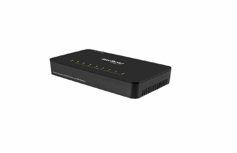Switch líder de mercado, o SF 800 Q+ possui 8 portas Fast Ethernet 10/100 Mbps para o compartilhamento de internet com até 8 dispositivos. 