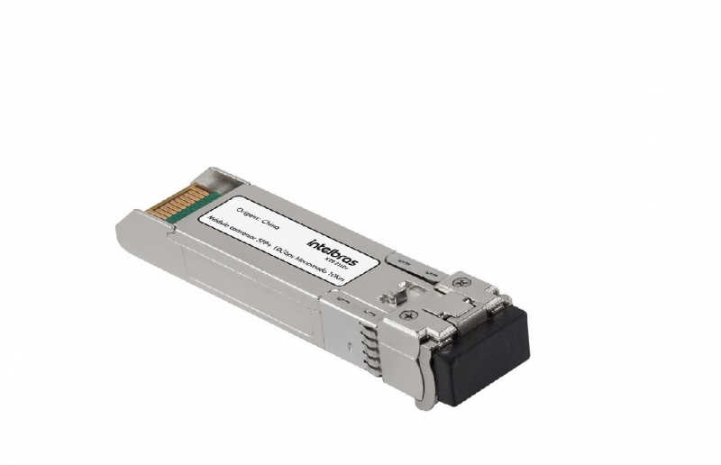 Possui tecnologia Ethernet 10 Gigabit, projetada para expandir redes com maior largura de banda e velocidade. Compatível com OLTs Intelbras de porta SFP+.