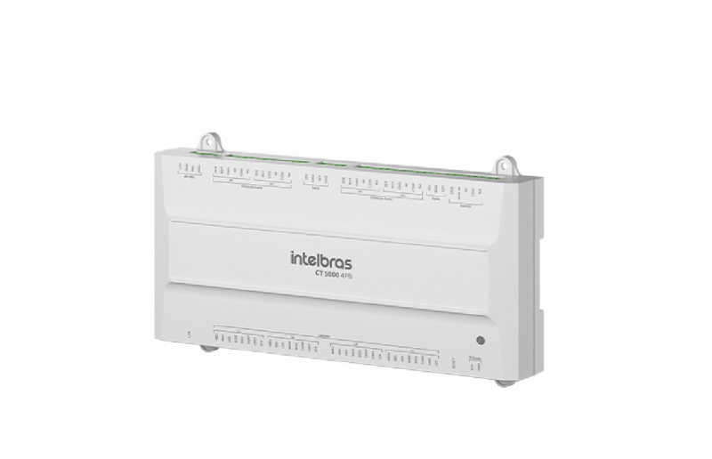 O CT 5000 4PB é um controlador de acesso com suporte para 4 leitores, interface Web e gerenciamento de até 100 mil usuários.