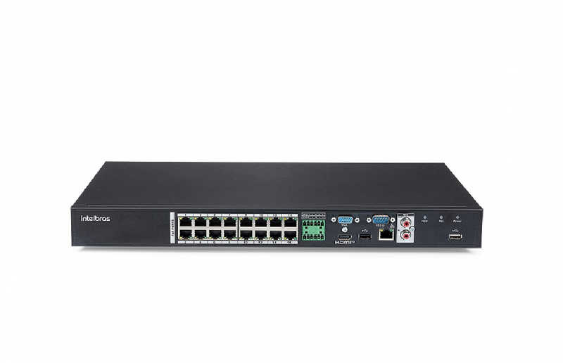 Com tecnologia InSearch, realiza buscas forenses avançadas e possui portas PoE frontais que facilitam a instalação em rack. 