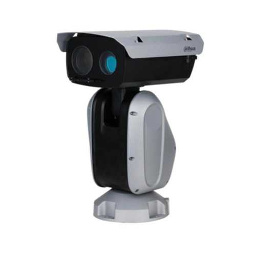 Câmera IP PTZ com 60x de zoom e laserCâmera inteligente com poderoso laser de 1000 metros e 60x de zoom óptico, ideal para monitorar grandes áreas.